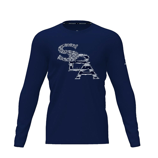 [FTLCDFNV-YXS-LOGO1] Dri Fit Performance T-Shirt (Youth XS, Navy, Logo 1, Long Sleeve)