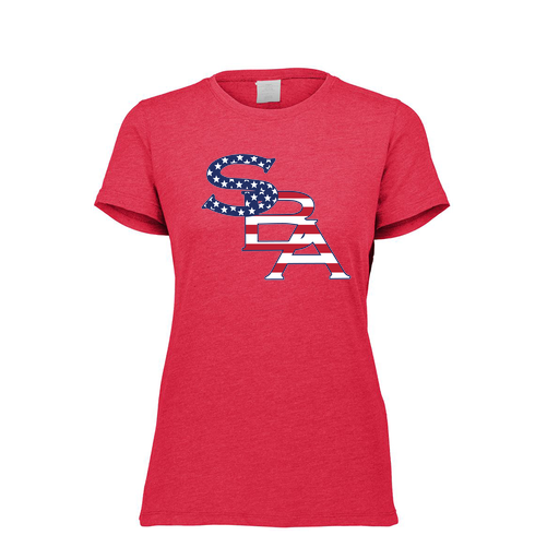 [FTSCUBRD-FAXS-LOGO1] Ladies Ultra-blend T-Shirt (Female Adult XS, Red, Logo 1)