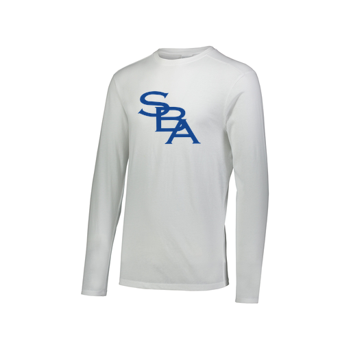 [FTLCUBWH-AXS-LOGO2] Men's LS Ultra-blend T-Shirt (Adult XS, White, Logo 2)