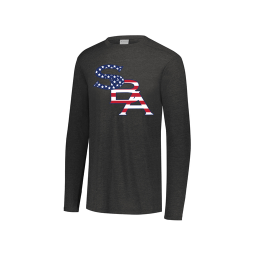 [FTLCUBBK-YS-LOGO1] Youth LS Ultra-blend T-Shirt (Youth S, Black, Logo 1)