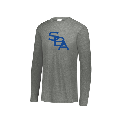 [FTLCUBGY-YS-LOGO2] Youth LS Ultra-blend T-Shirt (Youth S, Gray, Logo 2)