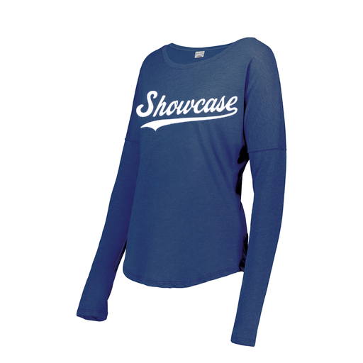 [FTLCUBRY-FAXS-LOGO3] Ladies LS Ultra-blend T-Shirt (Female Adult XS, Royal, Logo 3)
